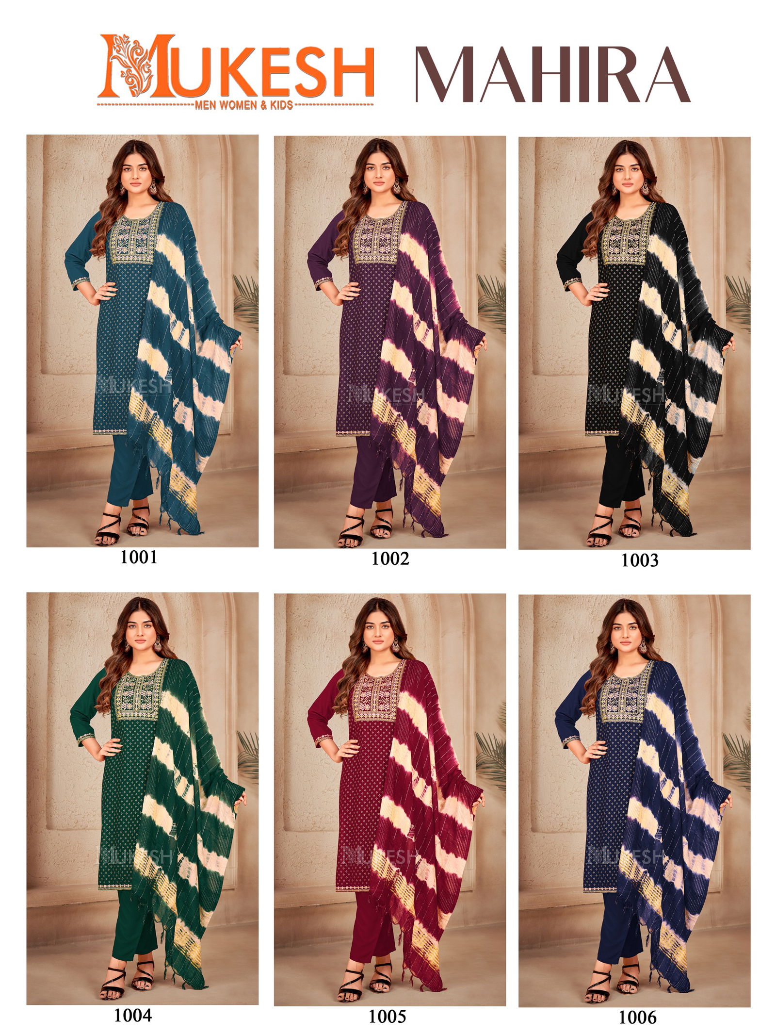 Mahira By Mukesh Printed Rayon Kurti With Bottom Dupatta Wholesale Shop In Surat
